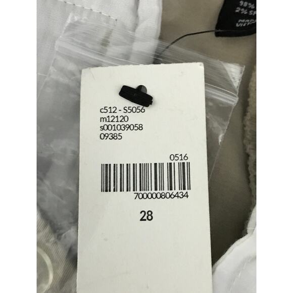 Lane Bryant Womens Plus Size 28 Khaki Tan Capri Pants Roll Cuff New - Picture 5 of 9